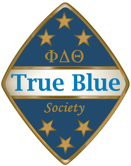True blue logo