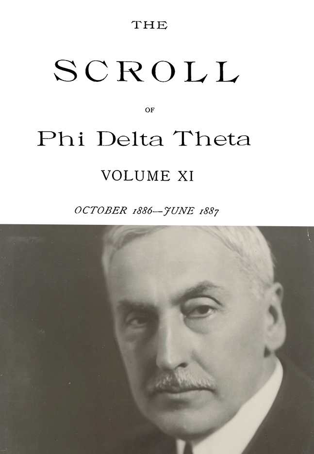 1886 Volume 11 No 1–5 - Phi Delta Theta Scroll Archive