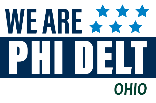 Graphic that says "We Are Phi Delt: Ohio"