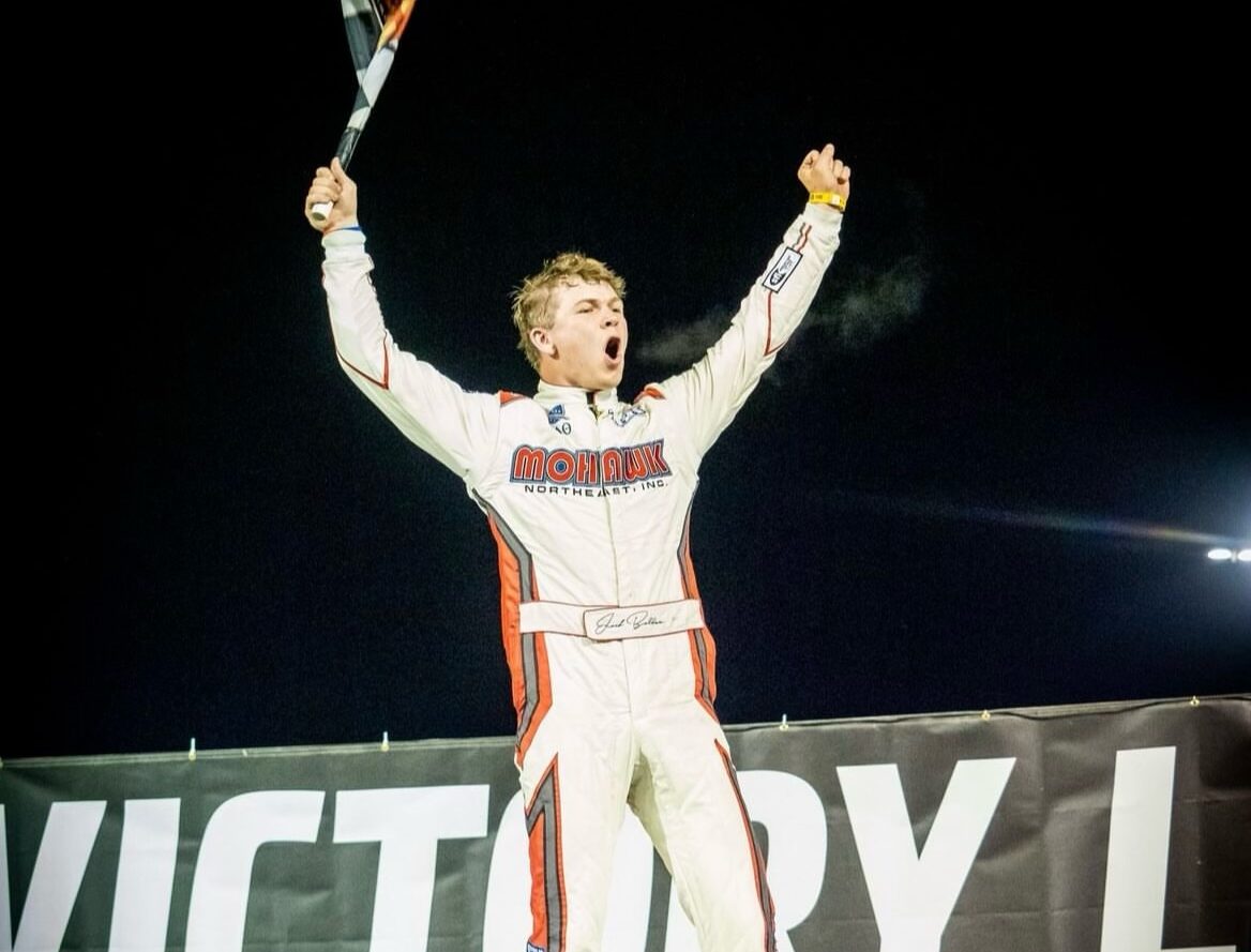 Jack after his victory at New Smyrna Speedway's NASCAR Regional in February